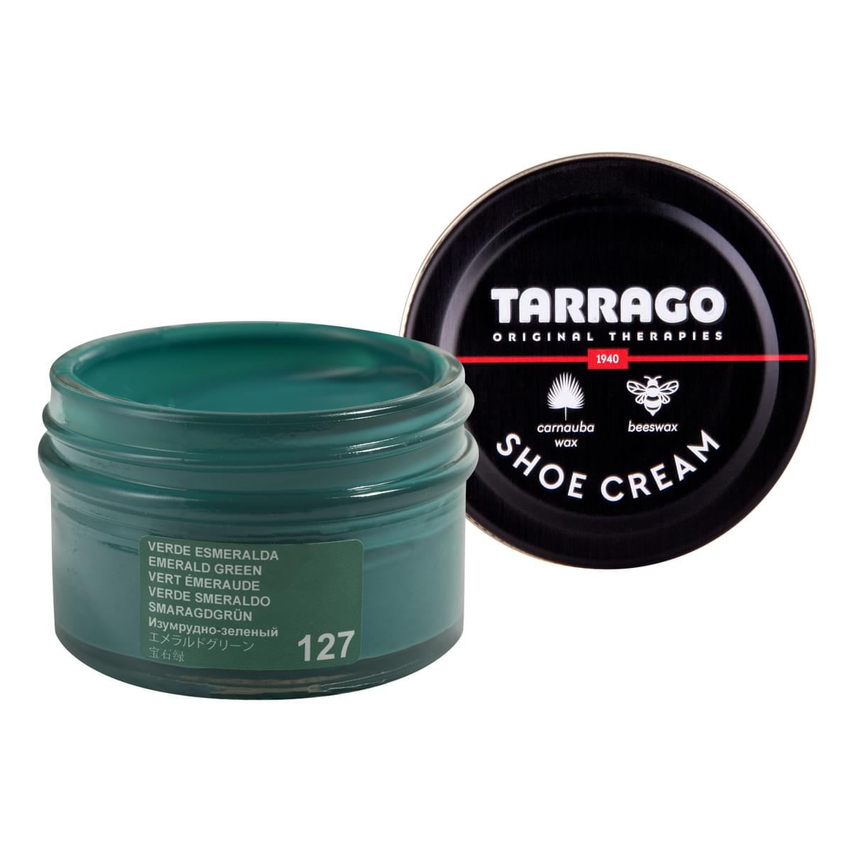 Kenkävoide Tarrago Shoe Cream Smaragdin vihreä