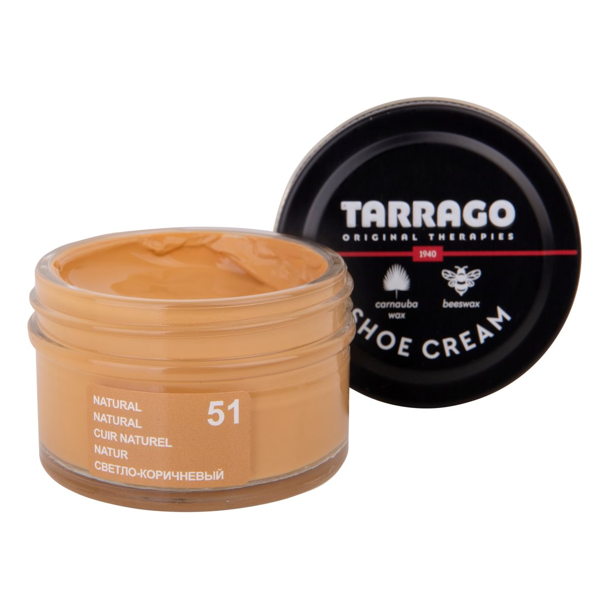 Kenkävoide Tarrago Shoe Cream Natural vaaleanruskea