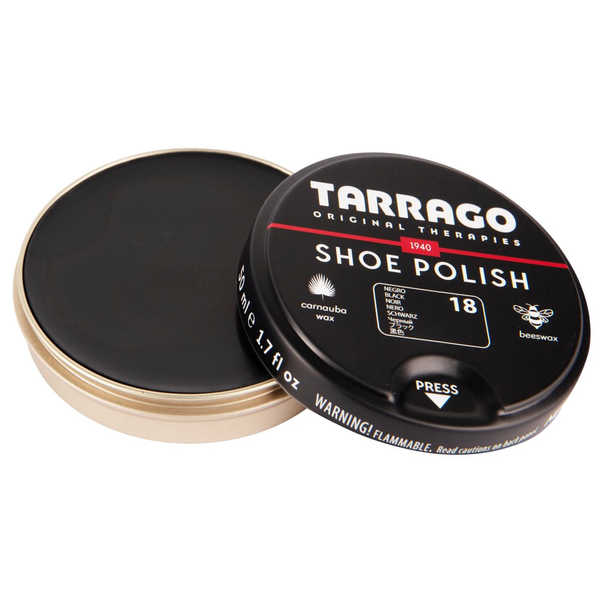 Kenkävaha Tarrago Shoe Polish Musta