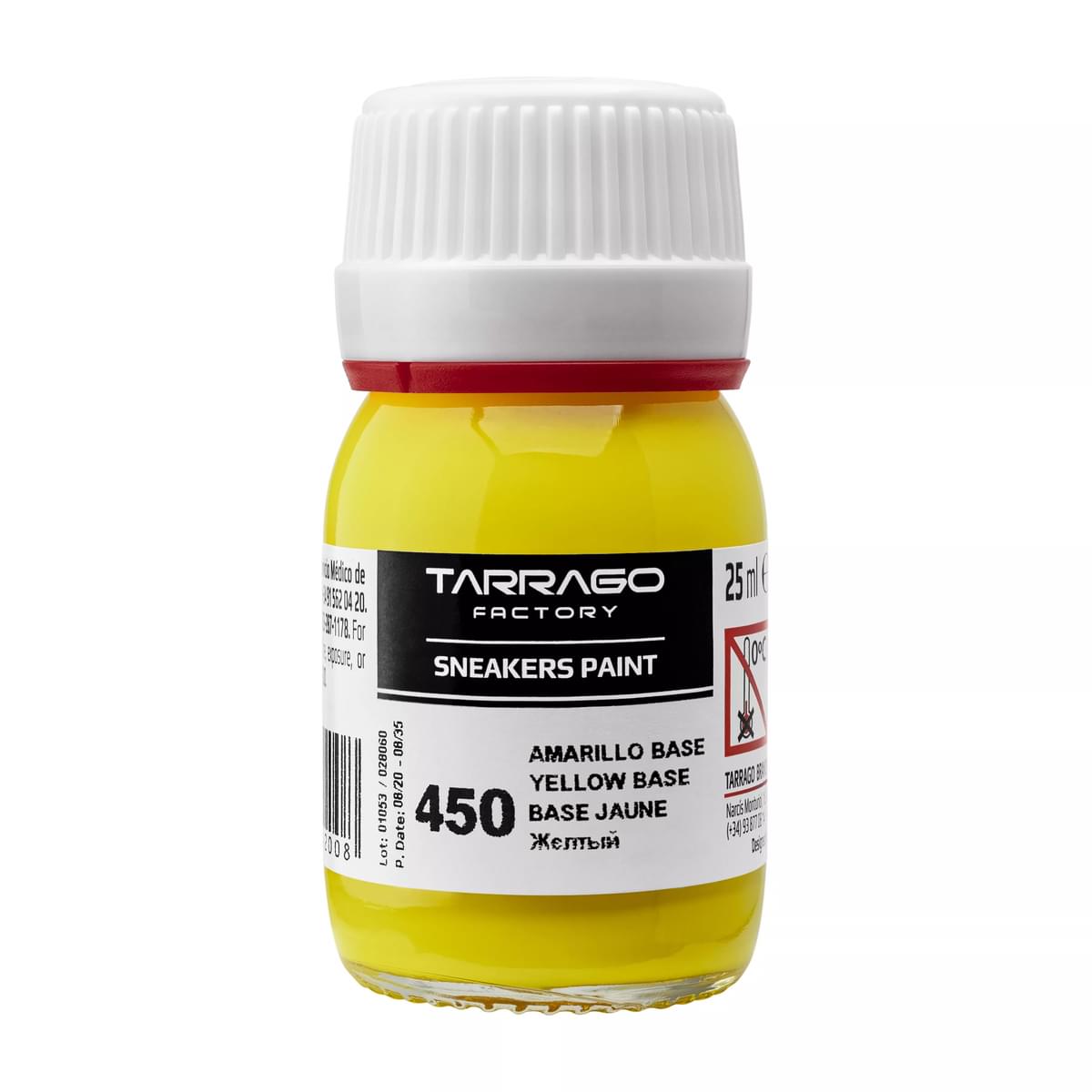 Nahkamaali Sneakers Paint Yellow Base 25 ML