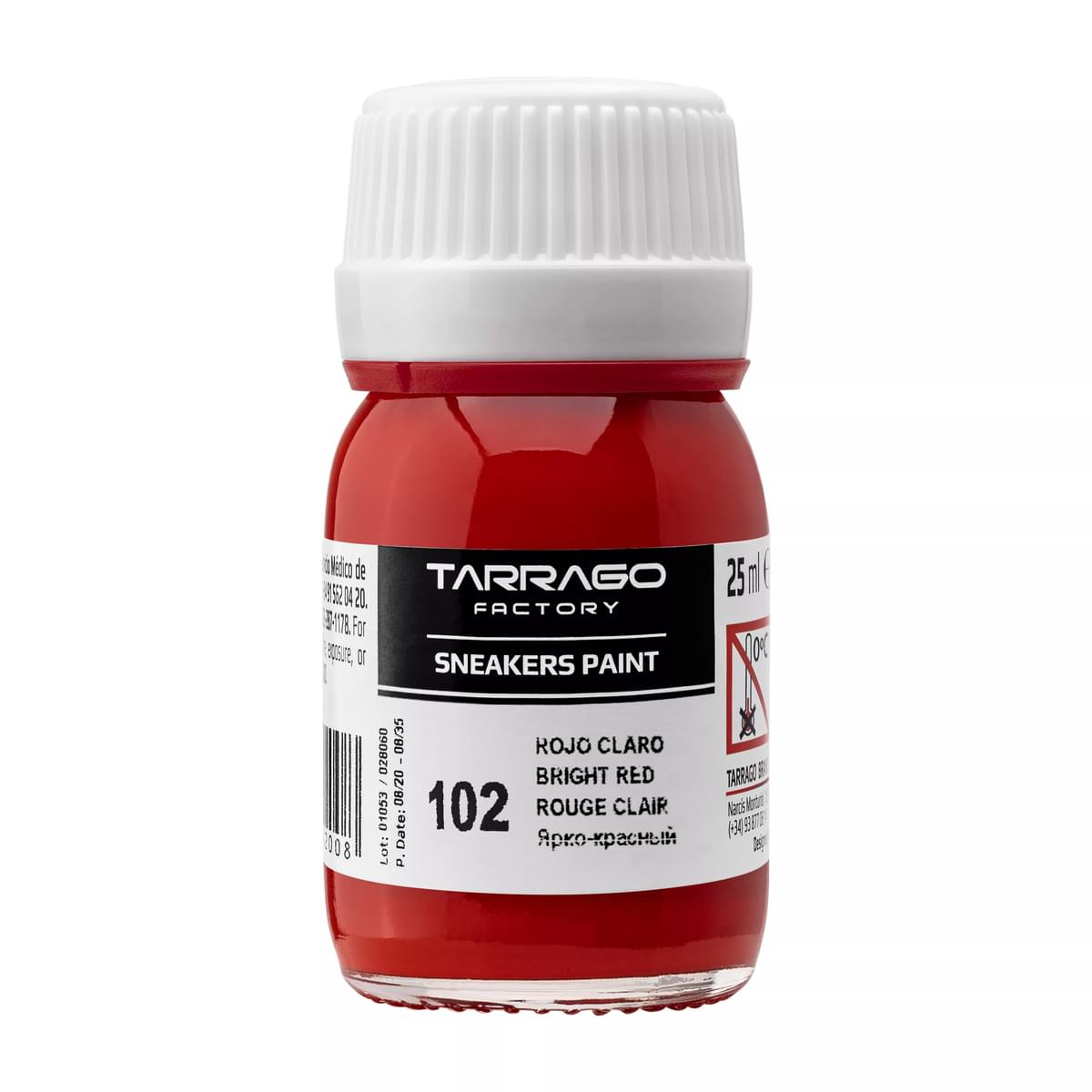 Nahkamaali Sneakers Paint Bright Red 25 ML