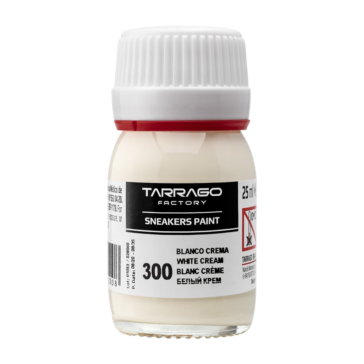 Nahkamaali Sneakers Paint White Cream 25 ML