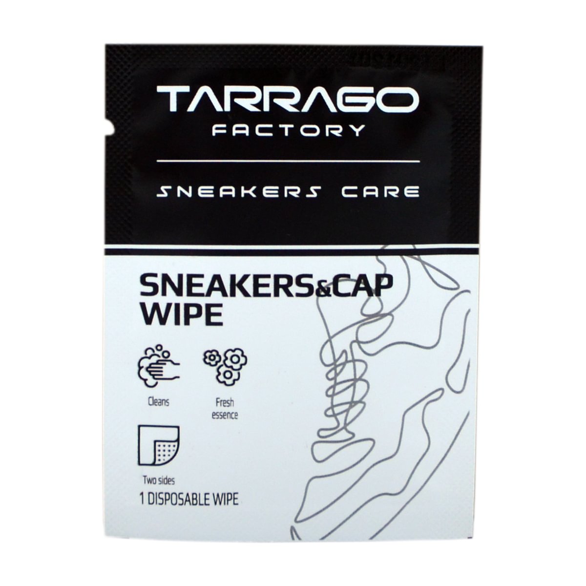 Puhdistusliina Tarrago Sneakers & Cap Wipes