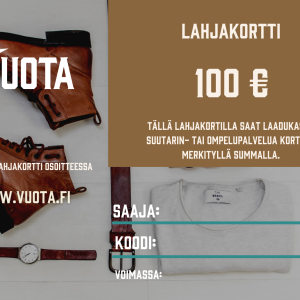 Vuota 100 € Lahjakortti